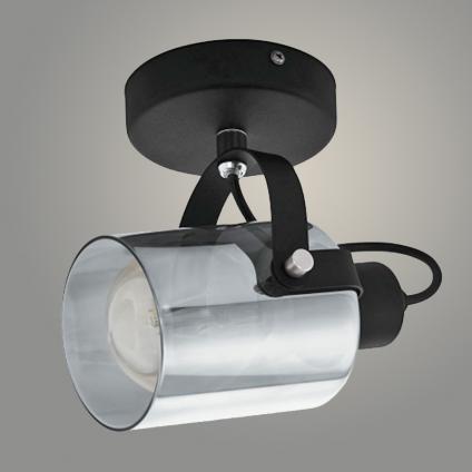 Спот 1121/1 BK черный 1х60W E27 h200